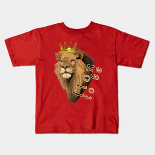 Lion, the king Kids T-Shirt